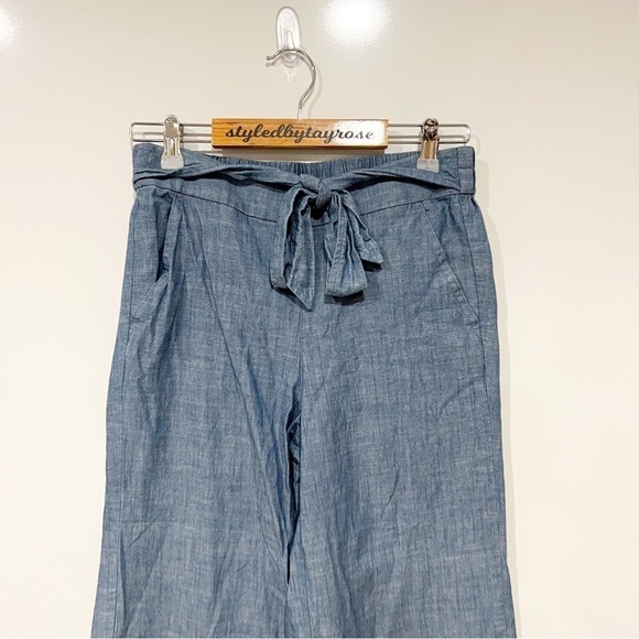 J. Crew Chambray tie-waist pant - Picture 4 of 12